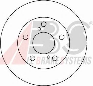 A.B.S. 16232 OE - Гальмівний диск autocars.com.ua