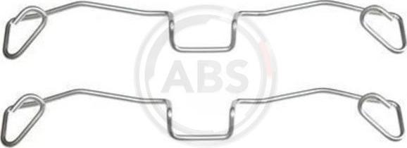 A.B.S. 1633Q - Комплектуючі, колодки дискового гальма autocars.com.ua