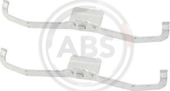A.B.S. 1639Q - Комплектуючі, колодки дискового гальма autocars.com.ua