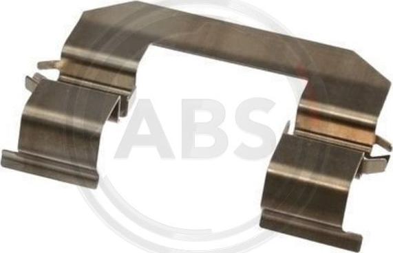 A.B.S. 1645Q - Комплектуючі, колодки дискового гальма autocars.com.ua