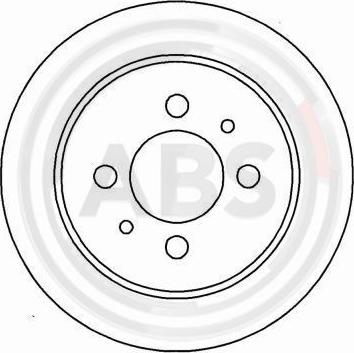 A.B.S. 16474 - Тормозной диск avtokuzovplus.com.ua