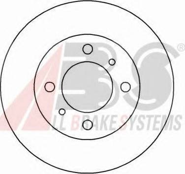 A.B.S. 16483 OE - Гальмівний диск autocars.com.ua