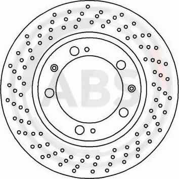 A.B.S. 16490 - Тормозной диск autodnr.net