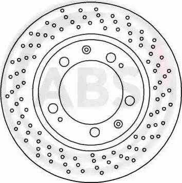 A.B.S. 16491 - Тормозной диск autodnr.net