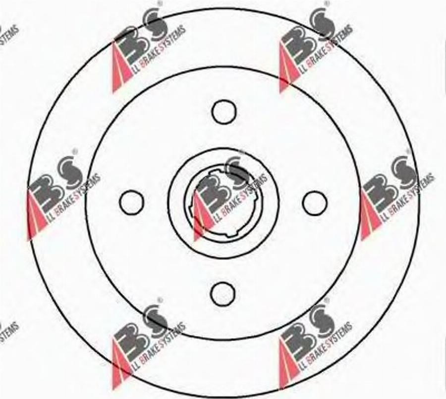 A.B.S. 16498 - Тормозной диск avtokuzovplus.com.ua