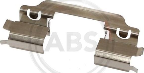 A.B.S. 1649Q - Комплектуючі, колодки дискового гальма autocars.com.ua