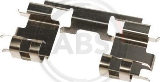 A.B.S. 1670Q - Комплектующие для колодок дискового тормоза avtokuzovplus.com.ua