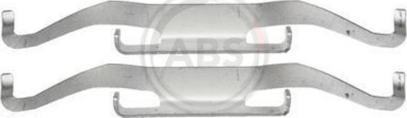 A.B.S. 1681Q - Комплектующие для колодок дискового тормоза avtokuzovplus.com.ua