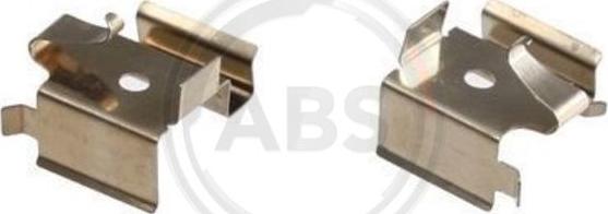A.B.S. 1697Q - Комплектуючі, колодки дискового гальма autocars.com.ua