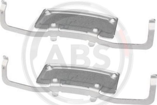 A.B.S. 1706Q - Комплектуючі, колодки дискового гальма autocars.com.ua