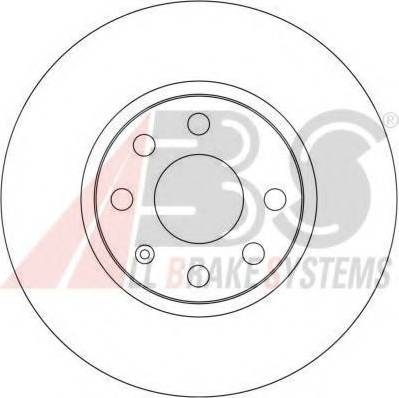 A.B.S. 17148 OE - Гальмівний диск autocars.com.ua