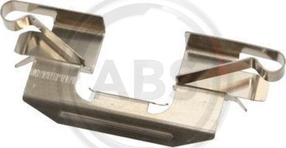 A.B.S. 1720Q - Комплектуючі, колодки дискового гальма autocars.com.ua