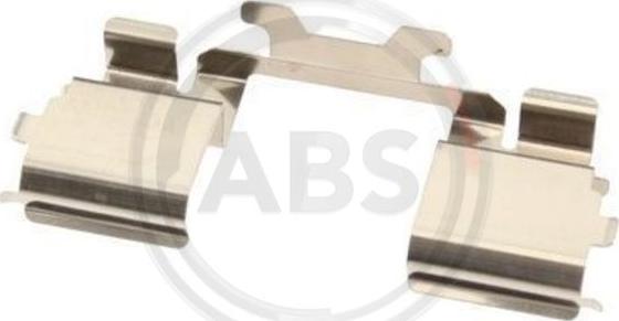A.B.S. 1725Q - Комплектуючі, колодки дискового гальма autocars.com.ua