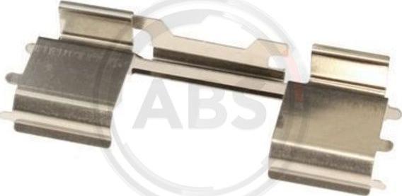 A.B.S. 1729Q - Комплектуючі, колодки дискового гальма autocars.com.ua