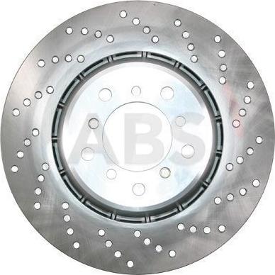 A.B.S. 17480 - Гальмівний диск autocars.com.ua