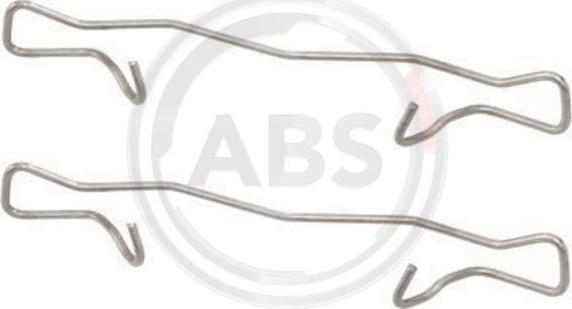 A.B.S. 1755Q - Комплектуючі, колодки дискового гальма autocars.com.ua