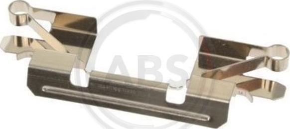 A.B.S. 1769Q - Комплектуючі, колодки дискового гальма autocars.com.ua