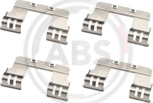 A.B.S. 1785Q - Комплектуючі, колодки дискового гальма autocars.com.ua
