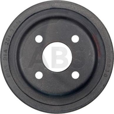 A.B.S. 2461-S - Гальмівний барабан autocars.com.ua