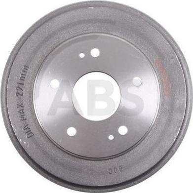 A.B.S. 2640S - Тормозной барабан autodnr.net