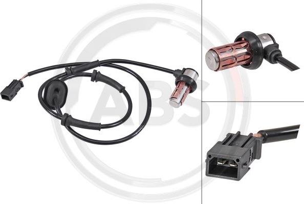 A.B.S. 30186 - Датчик ABS, частота обертання колеса autocars.com.ua