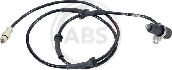 A.B.S. 30706 - Датчик ABS, частота обертання колеса autocars.com.ua