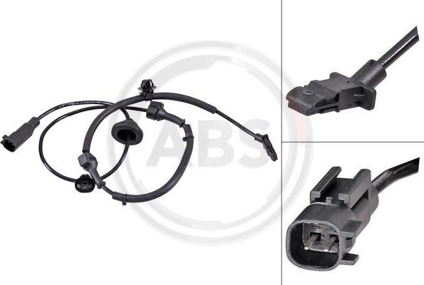 A.B.S. 31734 - Датчик ABS, частота обертання колеса autocars.com.ua