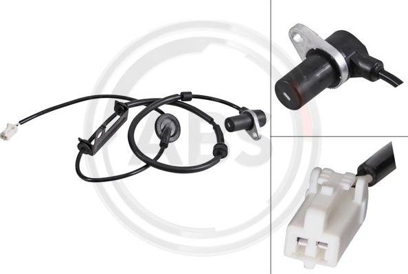 A.B.S. 31836 - Датчик ABS, частота обертання колеса autocars.com.ua