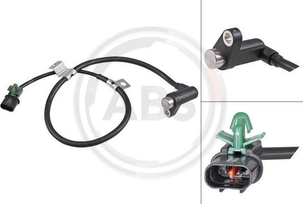 A.B.S. 31905 - Датчик ABS, частота обертання колеса autocars.com.ua