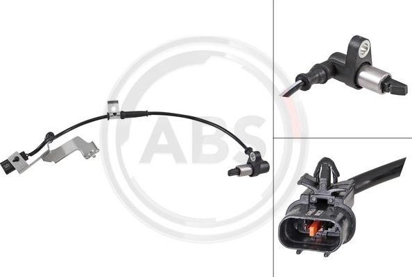 A.B.S. 31907 - Датчик ABS, частота обертання колеса autocars.com.ua