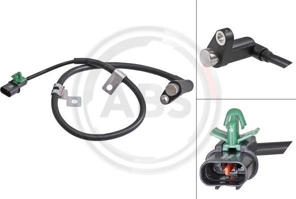 A.B.S. 31909 - Датчик ABS, частота обертання колеса autocars.com.ua