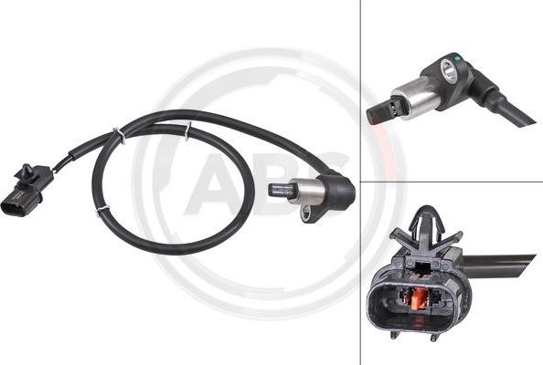 A.B.S. 31915 - Датчик ABS, частота обертання колеса autocars.com.ua