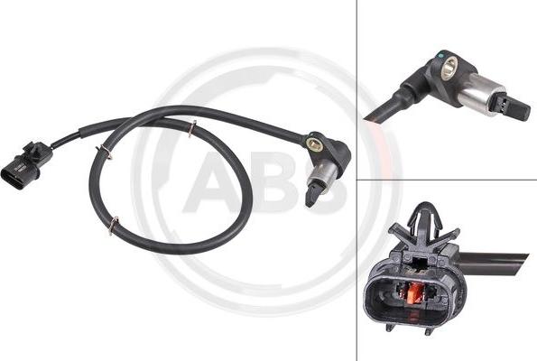 A.B.S. 31916 - Датчик ABS, частота обертання колеса autocars.com.ua