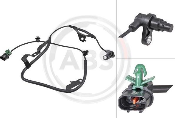 A.B.S. 31972 - Датчик ABS, частота обертання колеса autocars.com.ua