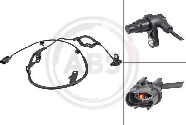 A.B.S. 31973 - Датчик ABS, частота обертання колеса autocars.com.ua