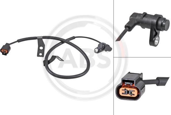 A.B.S. 31974 - Датчик ABS, частота обертання колеса autocars.com.ua