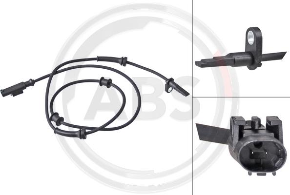 A.B.S. 32185 - Датчик ABS, частота обертання колеса autocars.com.ua