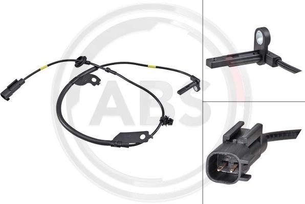 A.B.S. 32198 - Датчик ABS, частота обертання колеса autocars.com.ua