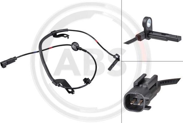 A.B.S. 32199 - Датчик ABS, частота обертання колеса autocars.com.ua