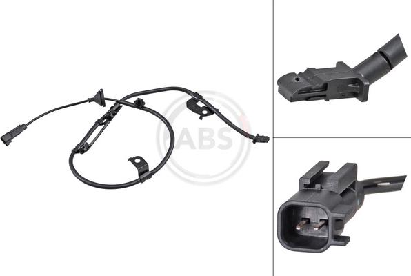 A.B.S. 32204 - Датчик ABS, частота обертання колеса autocars.com.ua