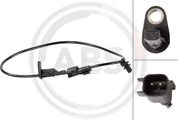 A.B.S. 33012 - Датчик ABS, частота обертання колеса autocars.com.ua