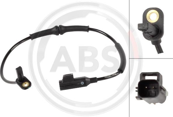 A.B.S. 33030 - Датчик ABS, частота обертання колеса autocars.com.ua