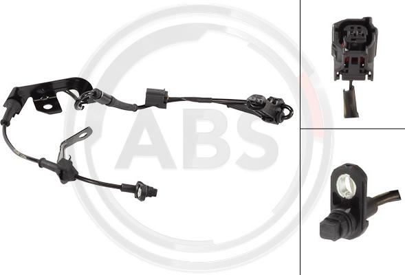 A.B.S. 33038 - Датчик ABS, частота обертання колеса autocars.com.ua