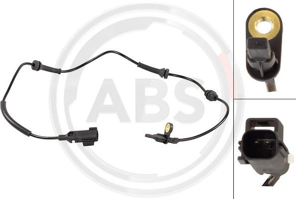 A.B.S. 33045 - Датчик ABS, частота обертання колеса autocars.com.ua