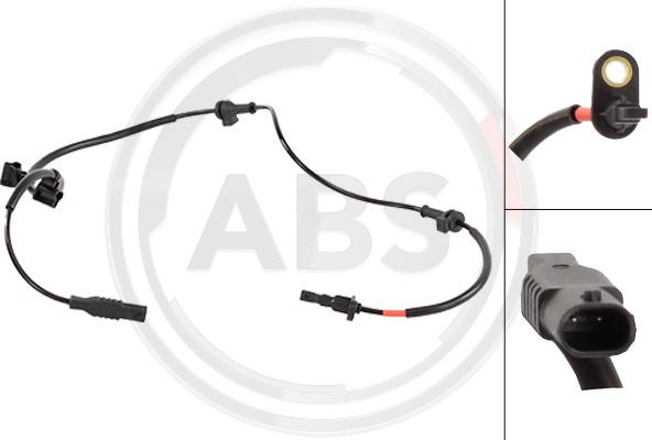 A.B.S. 33050 - Датчик ABS, частота обертання колеса autocars.com.ua