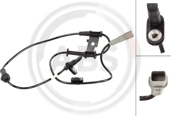 A.B.S. 33053 - Датчик ABS, частота обертання колеса autocars.com.ua