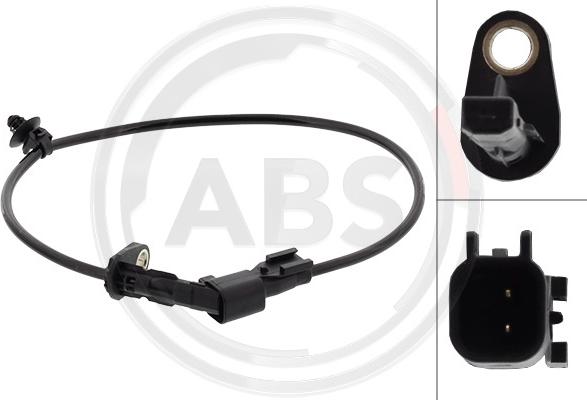 A.B.S. 33066 - Датчик ABS, частота обертання колеса autocars.com.ua