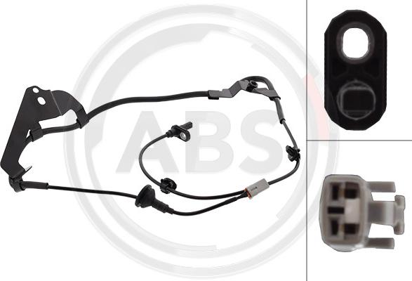 A.B.S. 33080 - Датчик ABS, частота обертання колеса autocars.com.ua