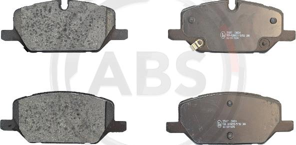 A.B.S. 35007 - Гальмівні колодки, дискові гальма autocars.com.ua