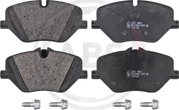 A.B.S. 35042 - Гальмівні колодки, дискові гальма autocars.com.ua